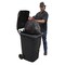 Vestil 64 Gal Poly Trash Can, Gray TH-64-GY - alternate 6